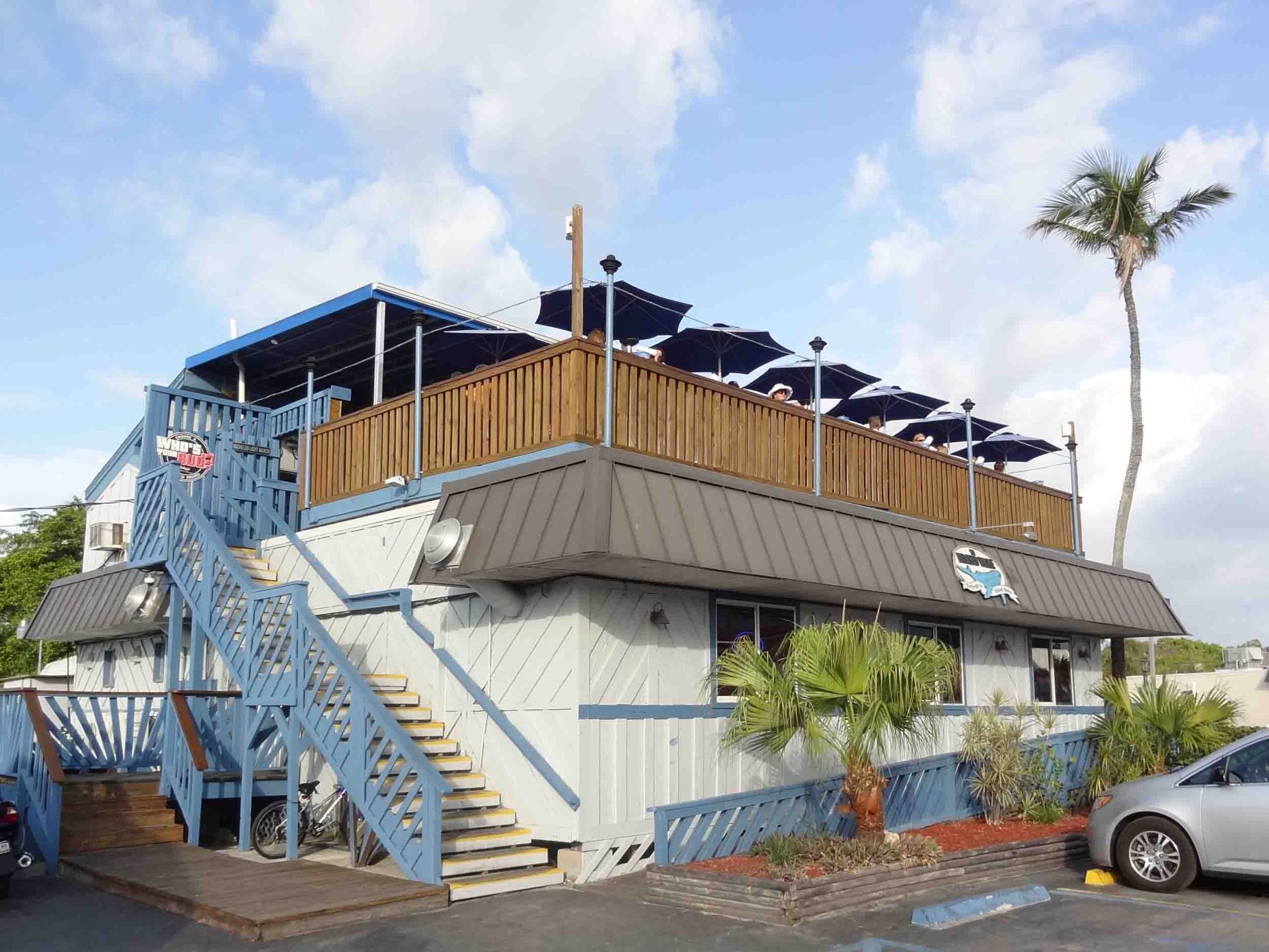 The Beached Whale, United States of America, Florida beach bar with view at the sea