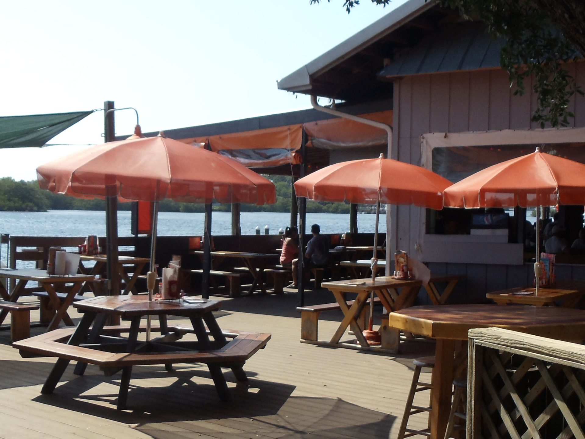 Hooters of Port Richey, United States of America, Florida beach bar with view at the sea