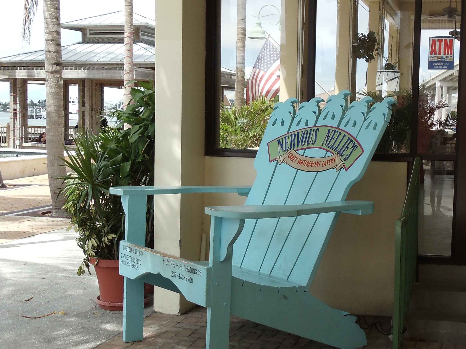 Nervous Nellie's Crazy Waterfront Eatery, United States of America, Florida beach bar with view at the sea