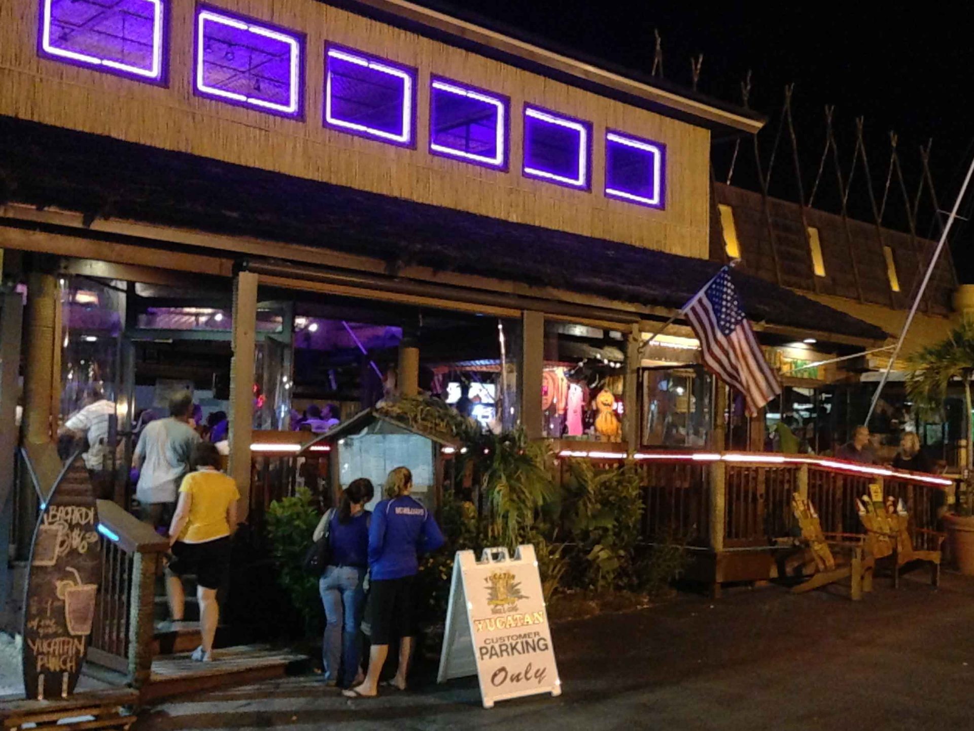 The Yucatan Beach Stand, United States of America, Florida beach bar with view at the sea