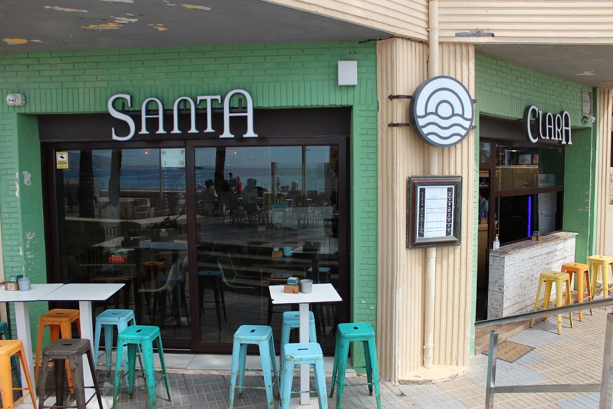 Santa Clara Playa-bar, Spain, Almeria beach bar with view at the sea