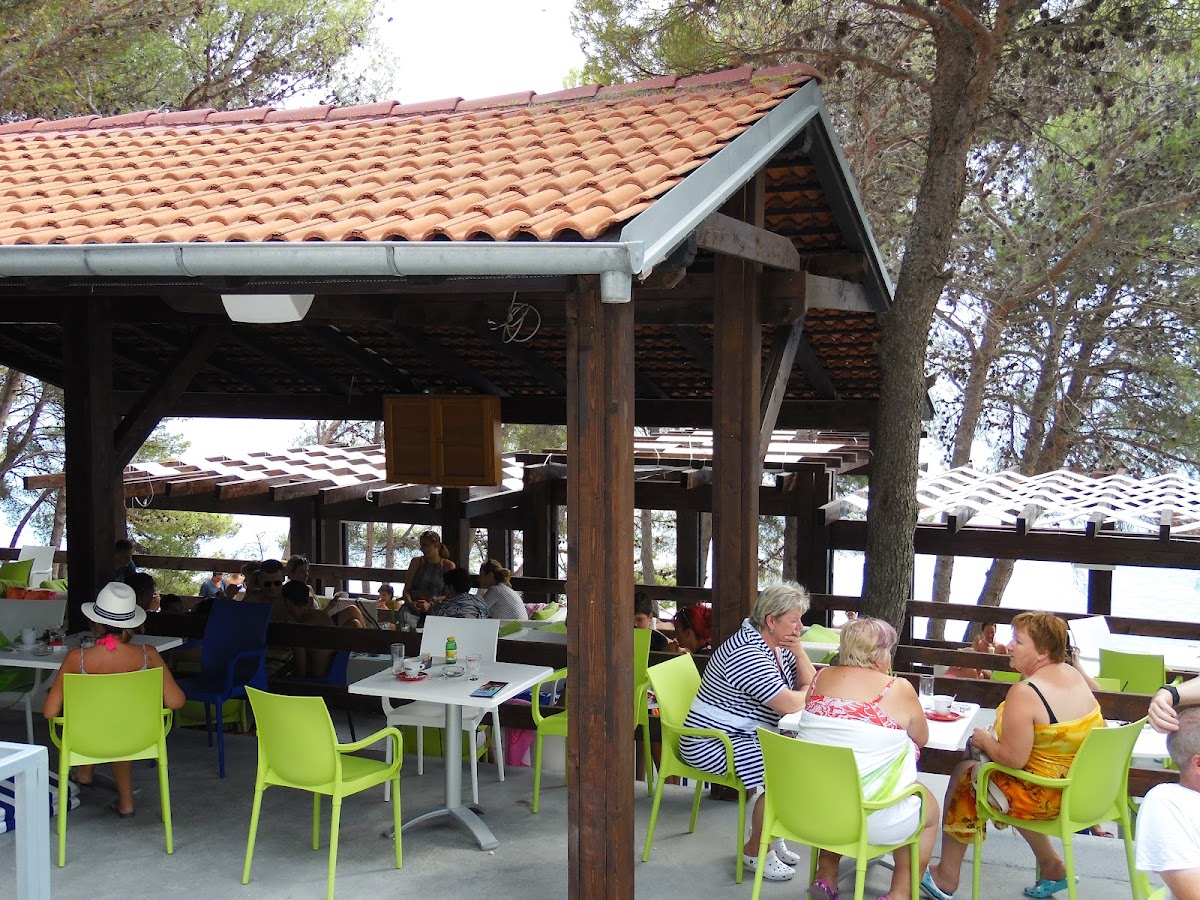 The Beach Bar, Croatia, Zadar beach bar with view at the sea