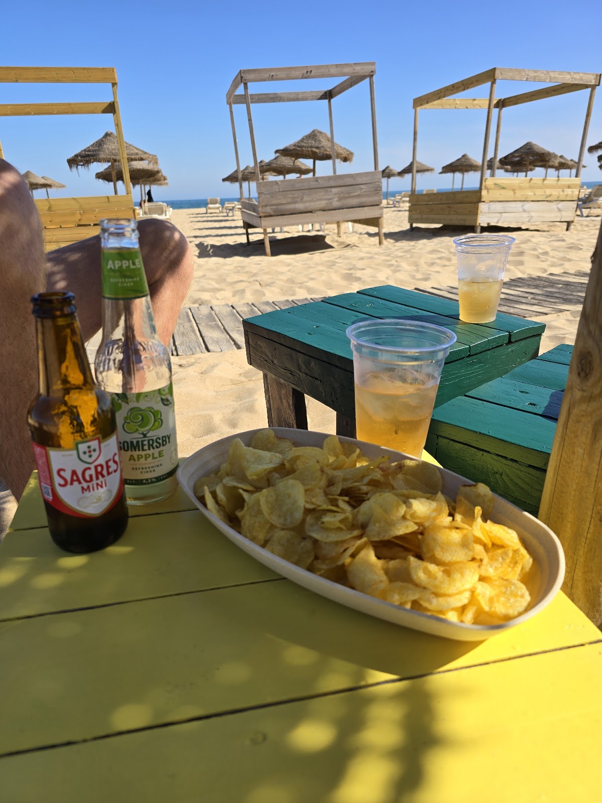 Salvador Beach Bar, Portugal, Lagos beach bar with view at the sea