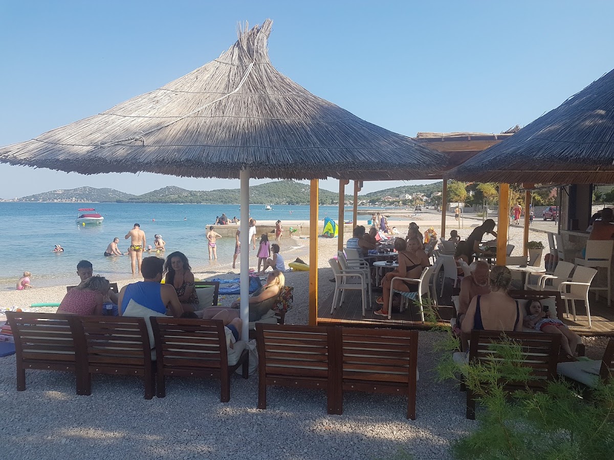 BEACH BAR LUNA, Croatia, Pirovac beach bar with view at the sea