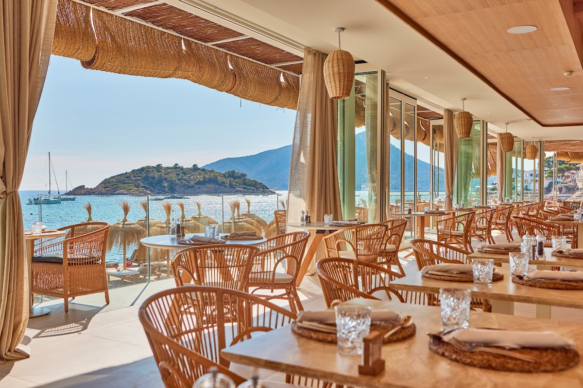 AQUA Beach Club, Spain, Palma de Mallorca beach bar with view at the sea