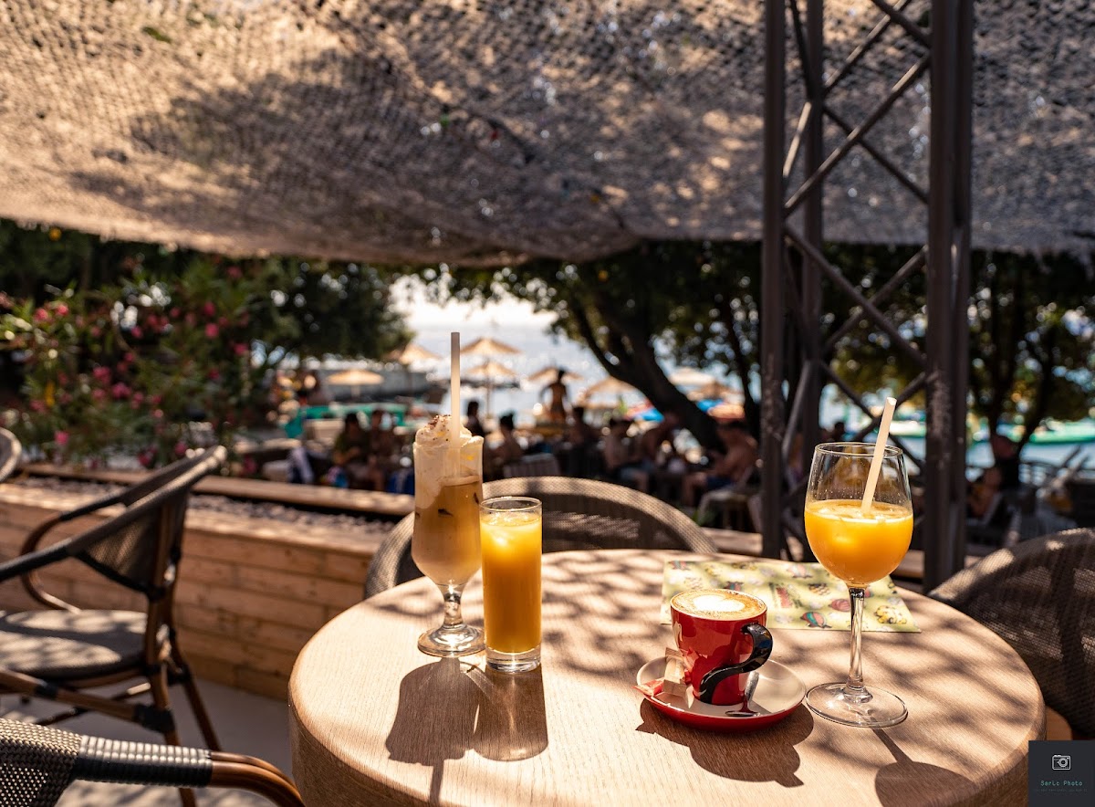 Zeppelin - Beach & lounge bar, Croatia, Pula beach bar with view at the sea