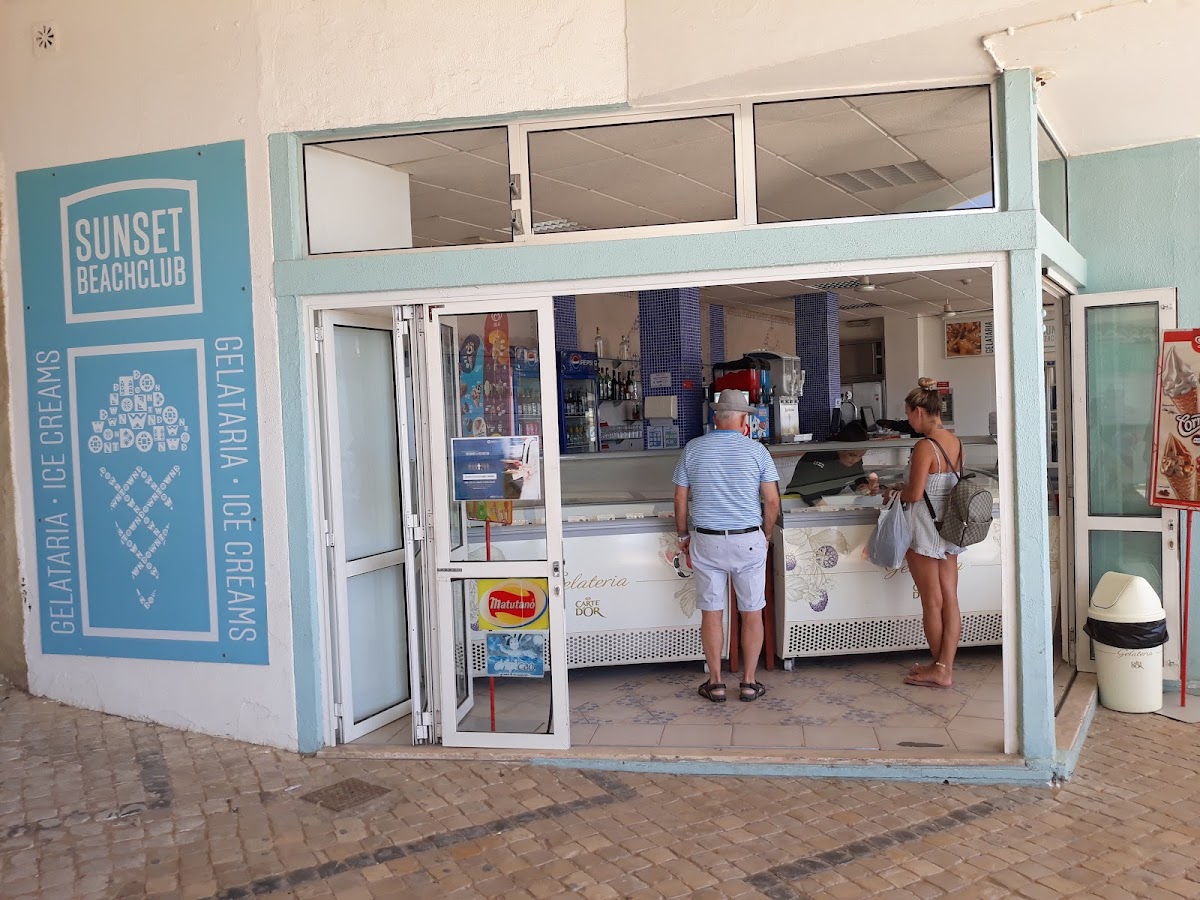 Sunset Beach Club, Portugal, Albufeira beach bar with view at the sea